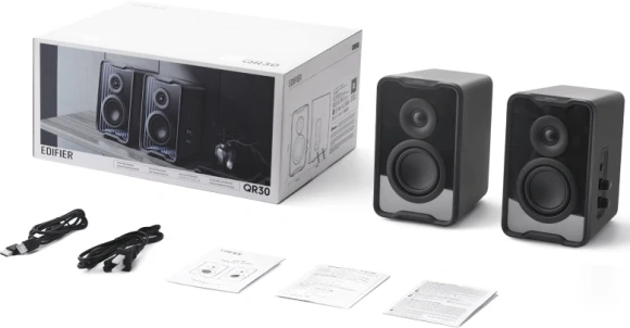 Колонки Edifier QR30 2.0 черный 30Вт Колонки Edifier QR30 2.0 черный 30Вт