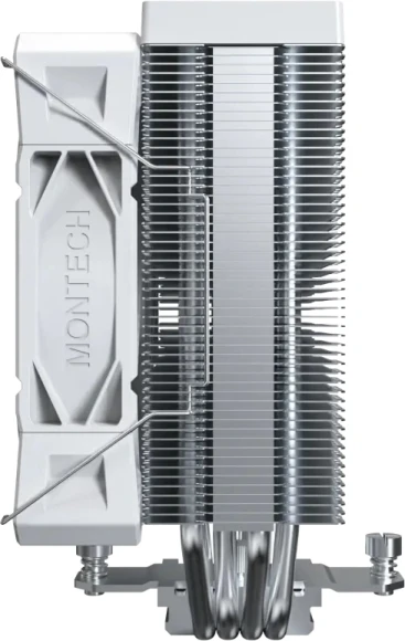 Устройство охлаждения(кулер) Montech NX400 Soc-AM5/AM4/1200/1700/1851 белый 4-pin 34.17dB Al+Cu 220W 874gr Ret (NX400WH)