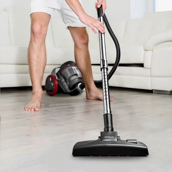 Пылесос Kitfort КТ-5152 700Вт серый/красный Пылесос Kitfort КТ-5152 700Вт серый/красный