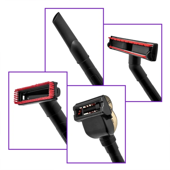 Пылесос Kitfort КТ-5152 700Вт серый/красный Пылесос Kitfort КТ-5152 700Вт серый/красный