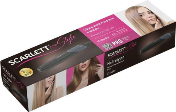 Щипцы Scarlett SC-HS60014 25Вт черный макс.темп.:190С покрытие:керамическое Щипцы Scarlett SC-HS60014 25Вт черный макс.темп.:190С покрытие:керамическое