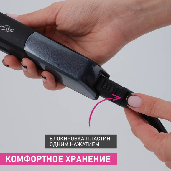 Щипцы Scarlett SC-HS60014 25Вт черный макс.темп.:190С покрытие:керамическое Щипцы Scarlett SC-HS60014 25Вт черный макс.темп.:190С покрытие:керамическое