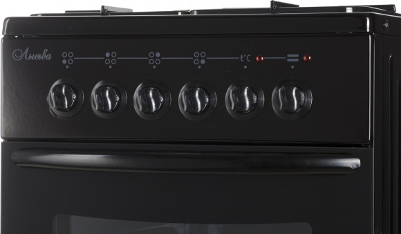 Плита Комбинированная Лысьва ЭГ 401 МС-2у черный (без крышки) реш.сталь