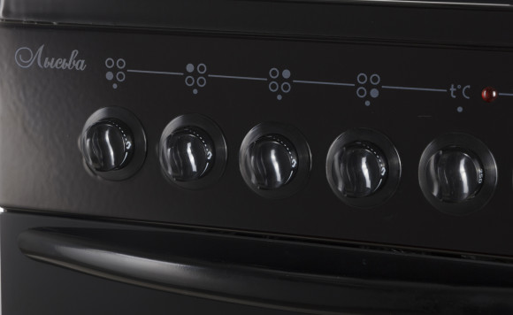 Плита Комбинированная Лысьва ЭГ 401 МС-2у черный (без крышки) реш.сталь