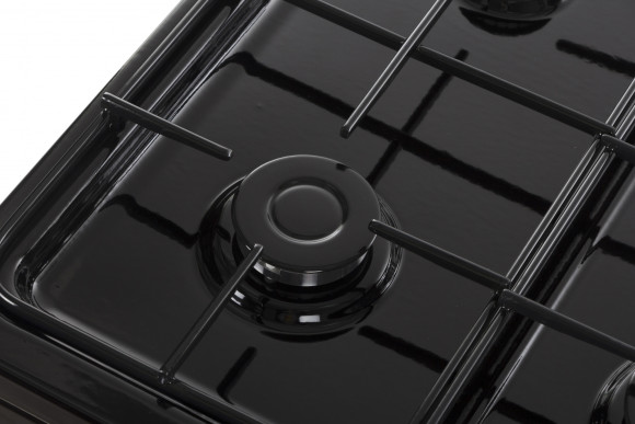 Плита Комбинированная Лысьва ЭГ 401 МС-2у черный (без крышки) реш.сталь