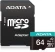Флеш карта microSDXC 64GB A-Data AUSDX64GUI3V30SA2-RA1 Premier Pro + adapter Флеш карта microSDXC 64GB A-Data AUSDX64GUI3V30SA2-RA1 Premier Pro + adapter