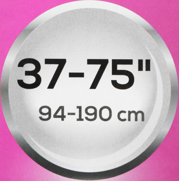 Кронштейн для телевизора Ultramounts UM909 черный 37"-75" макс.35кг настенный поворотно-выдвижной и наклонный