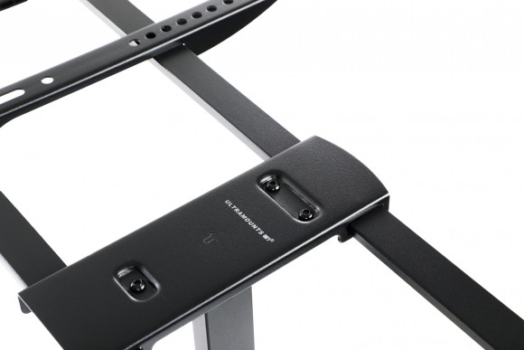 Кронштейн для телевизора Ultramounts UM909 черный 37"-75" макс.35кг настенный поворотно-выдвижной и наклонный