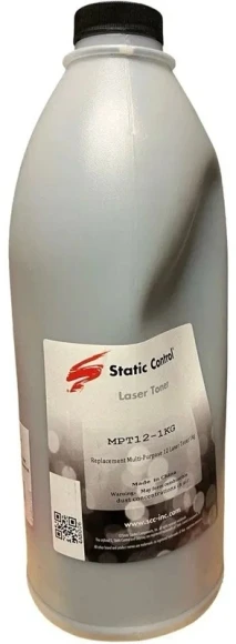 Тонер Static Control MPT12-1KG черный флакон 1000гр. для принтера НР P1010/1160/1320 Тонер Static Control MPT12-1KG черный флакон 1000гр. для принтера НР P1010/1160/1320