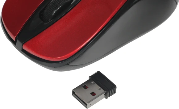 Мышь Оклик 675MW черный/красный оптическая 1200dpi беспров. USB для ноутбука 3but (1025919) Мышь Оклик 675MW черный/красный оптическая 1200dpi беспров. USB для ноутбука 3but (1025919)