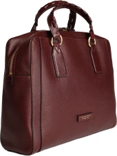 Деловая сумка женская The Bridge Ines 045525EN/YF бордовая натур.кожа Деловая сумка женская The Bridge Ines 045525EN/YF бордовая натур.кожа