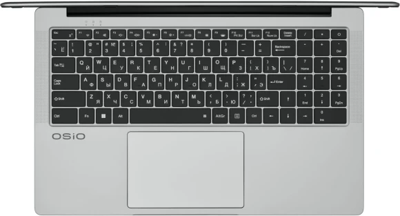 Ноутбук Osio FocusLine F160a-003 Ryzen 5 5500U 8Gb SSD512Gb AMD Radeon Graphics 16.1" IPS FHD (1920x1080) без ОС grey WiFi BT Cam 6000mAh