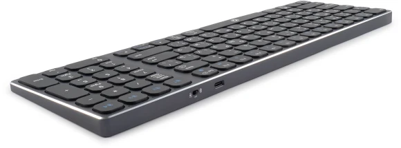 Клавиатура Оклик K767W серый/черный USB беспроводная BT/Radio slim Multimedia (2002135)