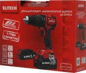 Дрель-шуруповерт Elitech ДА 20УБЛ2 (E2201.047.02) аккум. патрон:быстрозажимной (кейс в комплекте) (205680) Дрель-шуруповерт Elitech ДА 20УБЛ2 (E2201.047.02) аккум. патрон:быстрозажимной (кейс в комплекте) (205680)