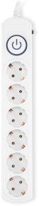 Сетевой фильтр Ippon BK-6-EU-5-10-W 5м (6 розеток) белый (коробка) Сетевой фильтр Ippon BK-6-EU-5-10-W 5м (6 розеток) белый (коробка)