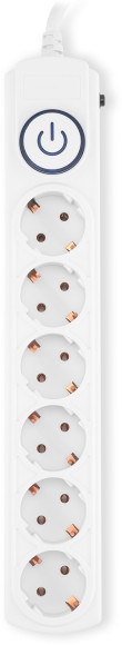 Сетевой фильтр Ippon BK-6-EU-5-10-W 5м (6 розеток) белый (коробка) Сетевой фильтр Ippon BK-6-EU-5-10-W 5м (6 розеток) белый (коробка)