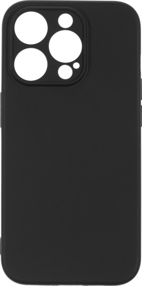Чехол (клип-кейс) BoraSCO для Apple iPhone 15 Pro Silicone Case черный (72416)