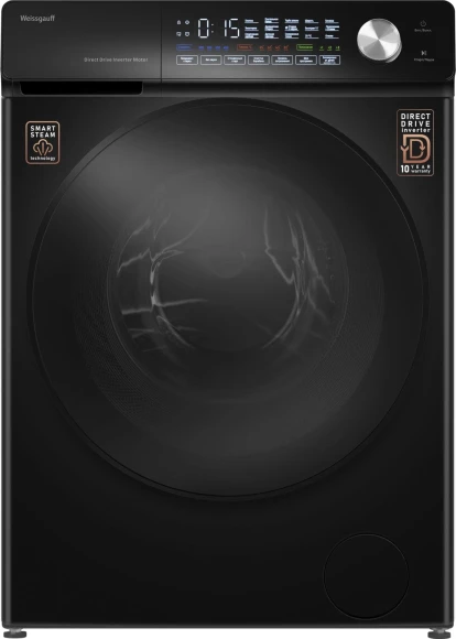 Стиральная машина Weissgauff WM 45126 Steam Direct Drive класс: A+++ загр.фронтальная макс.:6кг черный инвертер