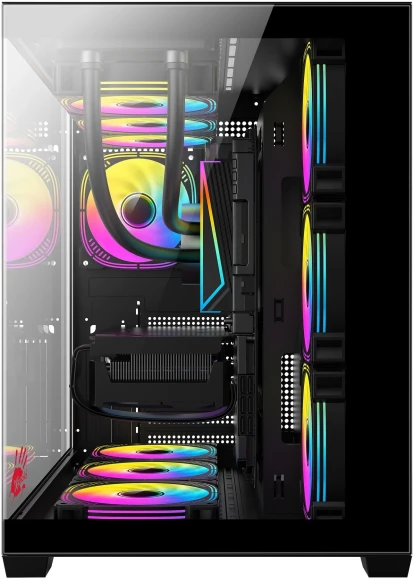 Корпус Bloody CC-122 черный без БП ATX 10x120mm 1xUSB2.0 1xUSB3.0 audio Корпус Bloody CC-122 черный без БП ATX 10x120mm 1xUSB2.0 1xUSB3.0 audio