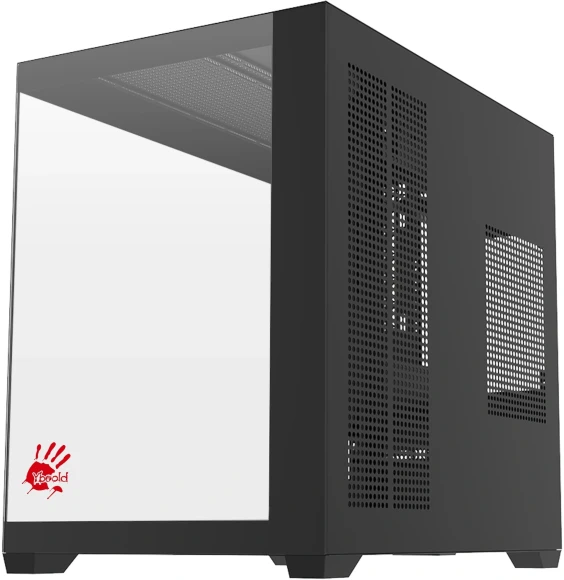 Корпус Bloody CC-122 черный без БП ATX 10x120mm 1xUSB2.0 1xUSB3.0 audio