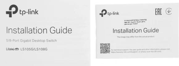 Коммутатор TP-Link LS105G (L2) 5x1Гбит/с неуправляемый Коммутатор TP-Link LS105G (L2) 5x1Гбит/с неуправляемый