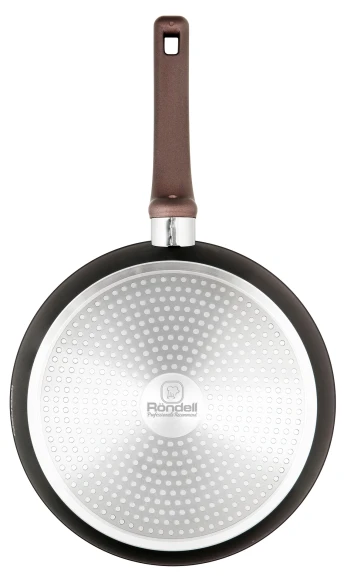 Сковорода Rondell Fest RDA-1340 круглая 28см покрытие: Xylan Plus ручка несъемная (без крышки) черный