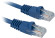 Патч-корд Buro UTP 4 пары cat.5E CCA molded 5м синий RJ-45 (m)-RJ-45 (m)
