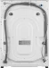 Стиральная машина Weissgauff WMI 6147 Inverter Steam класс:A+++ загрузка до 7кг отжим:1400об/мин белый инвертер