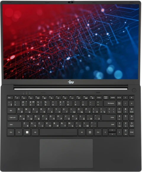 Ноутбук IRU Strato 15ALID4 Core i5 13500H 16Gb SSD512Gb Intel UHD Graphics 15.6" IPS FHD (1920x1080) без ОС black WiFi BT Cam 6000mAh (2168038)