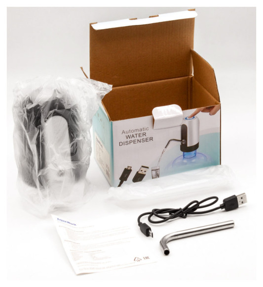 Помпа для 19л бутыли Aqua Work H-RP14 электрический черный/белый Помпа для 19л бутыли Aqua Work H-RP14 электрический черный/белый