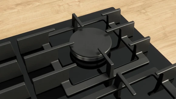 Газовая варочная поверхность Bosch PRS9A6H40 черный