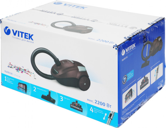 Пылесос Vitek VT-8138 2200Вт коричневый/черный Пылесос Vitek VT-8138 2200Вт коричневый/черный