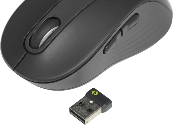 Мышь Logitech M650 графитовый оптическая 4000dpi беспров. BT/Radio USB 4but (910-006390)