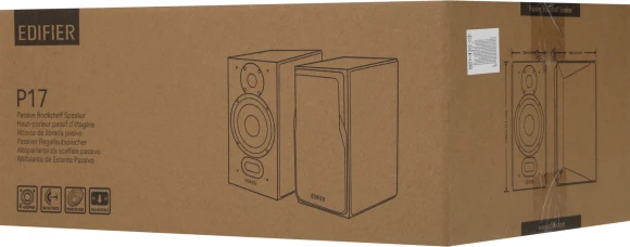 Колонки Edifier P17 2.0 коричневый 20Вт