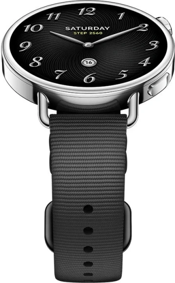 Смарт-часы Xiaomi Watch S4 41мм 1.32" AMOLED корп.серебристый рем.черный разм.брасл.:120-190 мм (BHR07VRGL)