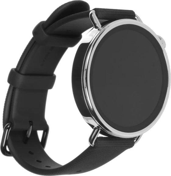 Смарт-часы Xiaomi Watch S4 41мм 1.32" AMOLED корп.серебристый рем.черный разм.брасл.:120-190 мм (BHR07VRGL)