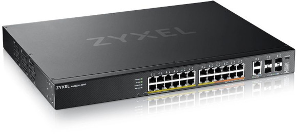 Коммутатор Zyxel NebulaFlex Pro XGS2220-30HP-EU0101F 24x1Гбит/с 2x10Гбит/с 4SFP+ 16PoE+ 8PoE++ 400W управляемый