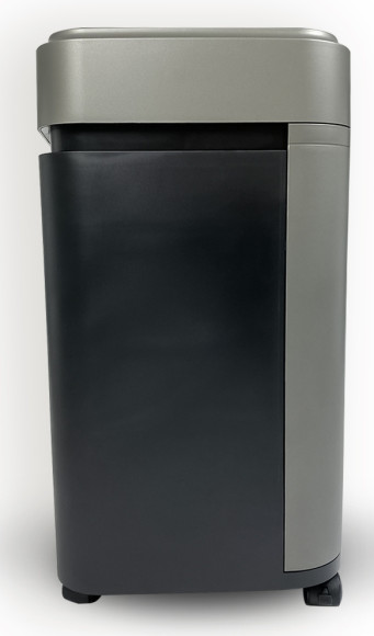 Шредер Heleos АП23-5 серый/серебристый с автоподачей (секр.P-5) фрагменты 145лист. 23лтр. скрепки скобы пл.карты Шредер Heleos АП23-5 серый/серебристый с автоподачей (секр.P-5) фрагменты 145лист. 23лтр. скрепки скобы пл.карты