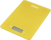 Весы кухонные электронные Kitfort КТ-857-3 макс.вес:5кг желтый