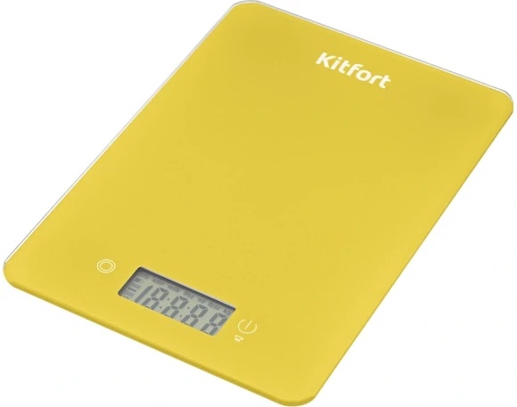 Весы кухонные электронные Kitfort КТ-857-3 макс.вес:5кг желтый