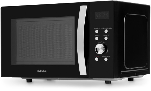 Микроволновая Печь Hyundai HYM-D2078 23л. 800Вт черный/серебристый