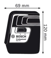 Нивелир лазерн. Bosch GLL 3 X Professional 2кл.лаз. 635нм цв.луч. красный (0601063CJ0)