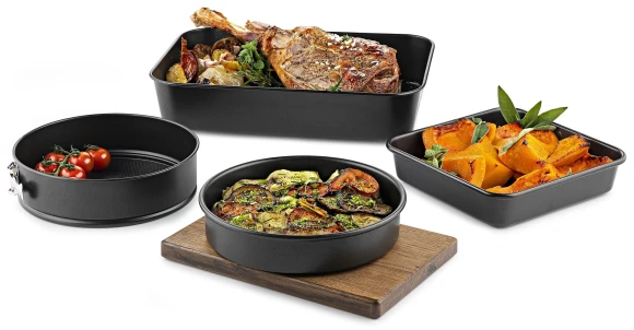 Форма для выпечки Rondell Loft Professional RDF-1314 кругл. d=24см сталь темно-серый