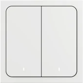 Умный выключатель Yandex YNDX-00532 2-хкл. универсальный белый Умный выключатель Yandex YNDX-00532 2-хкл. универсальный белый