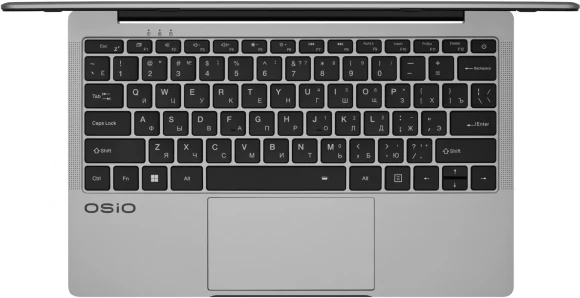 Ноутбук Osio FocusLine F140i-010 Core i3 1125G4 16Gb SSD512Gb Intel UHD Graphics 14" IPS FHD (1920x1080) без ОС grey WiFi BT Cam 6000mAh