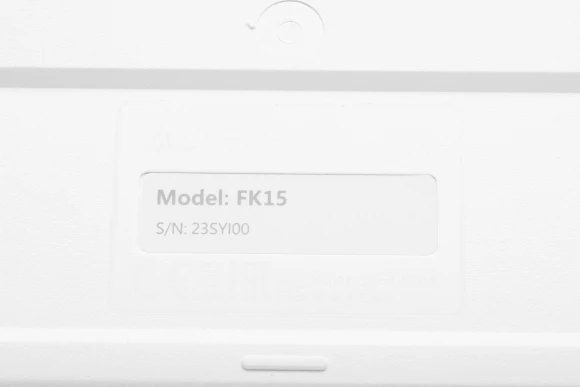 Клавиатура A4Tech FK15 белый USB (FK15 WHITE) кабель 1.5м