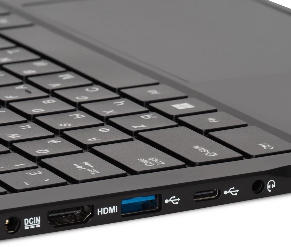 Ноутбук IRU Planio 14ING N-series N100 8Gb SSD512Gb Intel UHD Graphics 14" IPS FHD (1920x1080) FreeDOS black WiFi BT Cam 6000mAh (2058899)