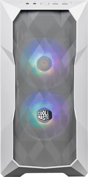 Корпус Cooler Master MasterBox TD300 Mesh белый без БП mATX 4x120mm 4x140mm 2xUSB3.0 audio bott PSU