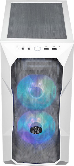 Корпус Cooler Master MasterBox TD300 Mesh белый без БП mATX 4x120mm 4x140mm 2xUSB3.0 audio bott PSU