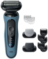 Бритва сетчатая Braun 52-A1650s реж.эл.:2 питан.:элек.сеть/аккум. синий